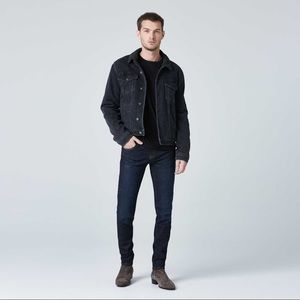 Mens Skinny Jeans In Six Month Dark Worn